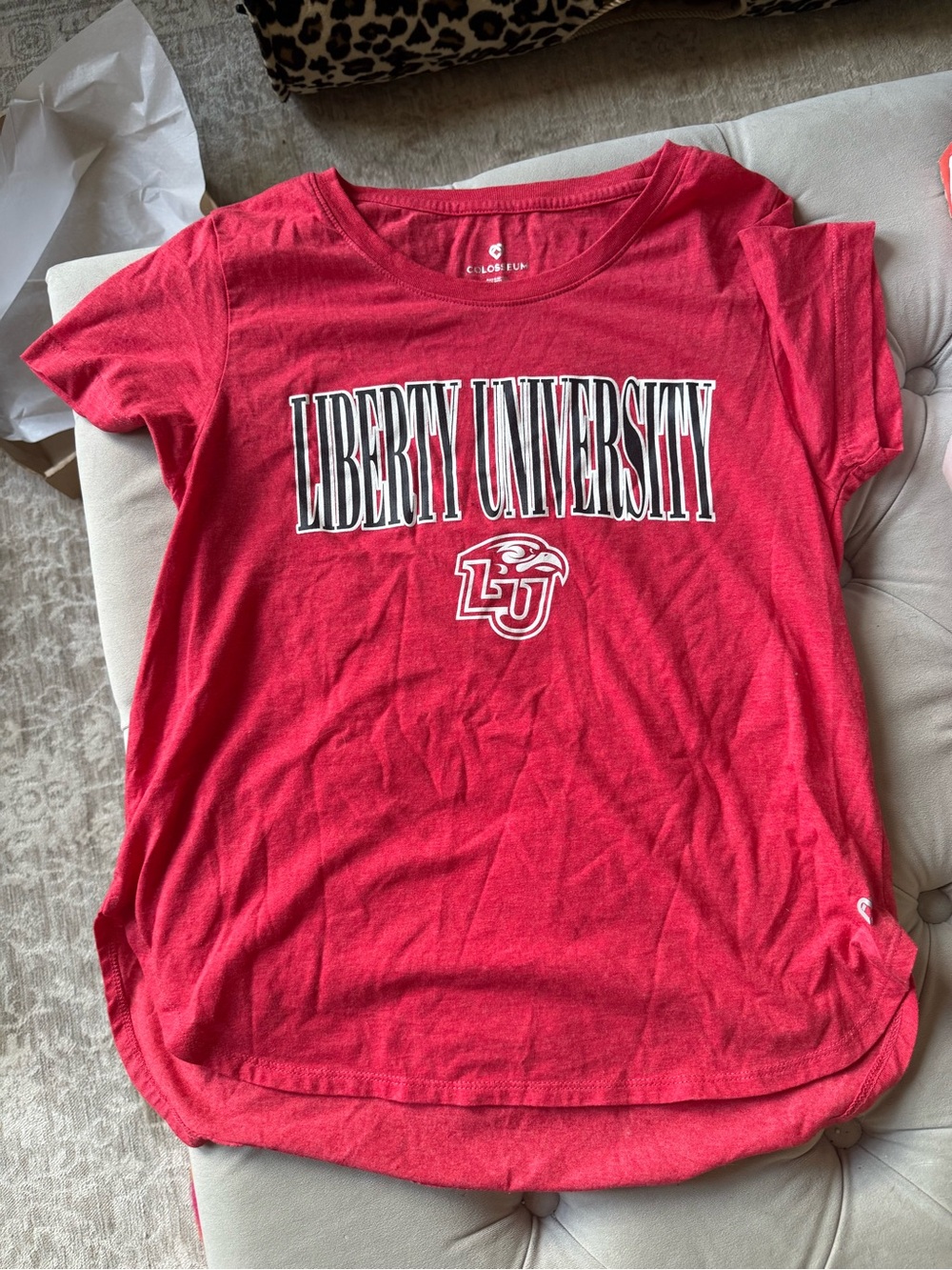 Colosseum Women’s Liberty University Red Graphic Tee